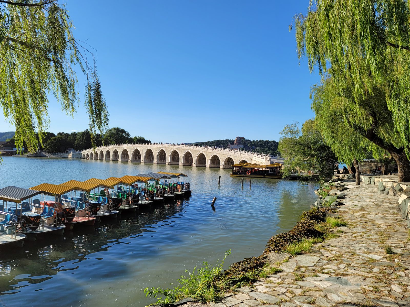 Boat on the Summer Palace lake